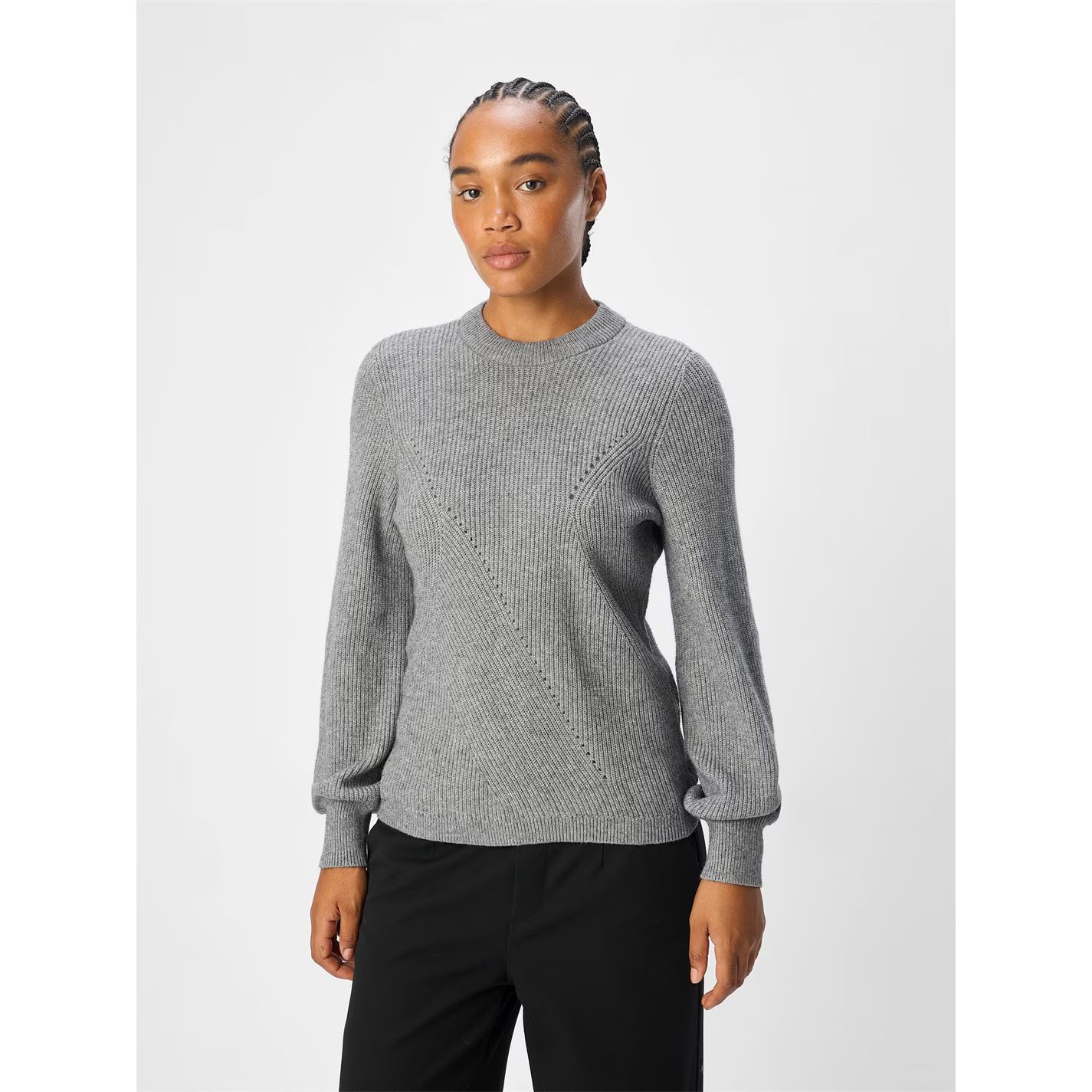 점퍼 미디움 그레이 Ditte Jumper Medium Grey 34936202