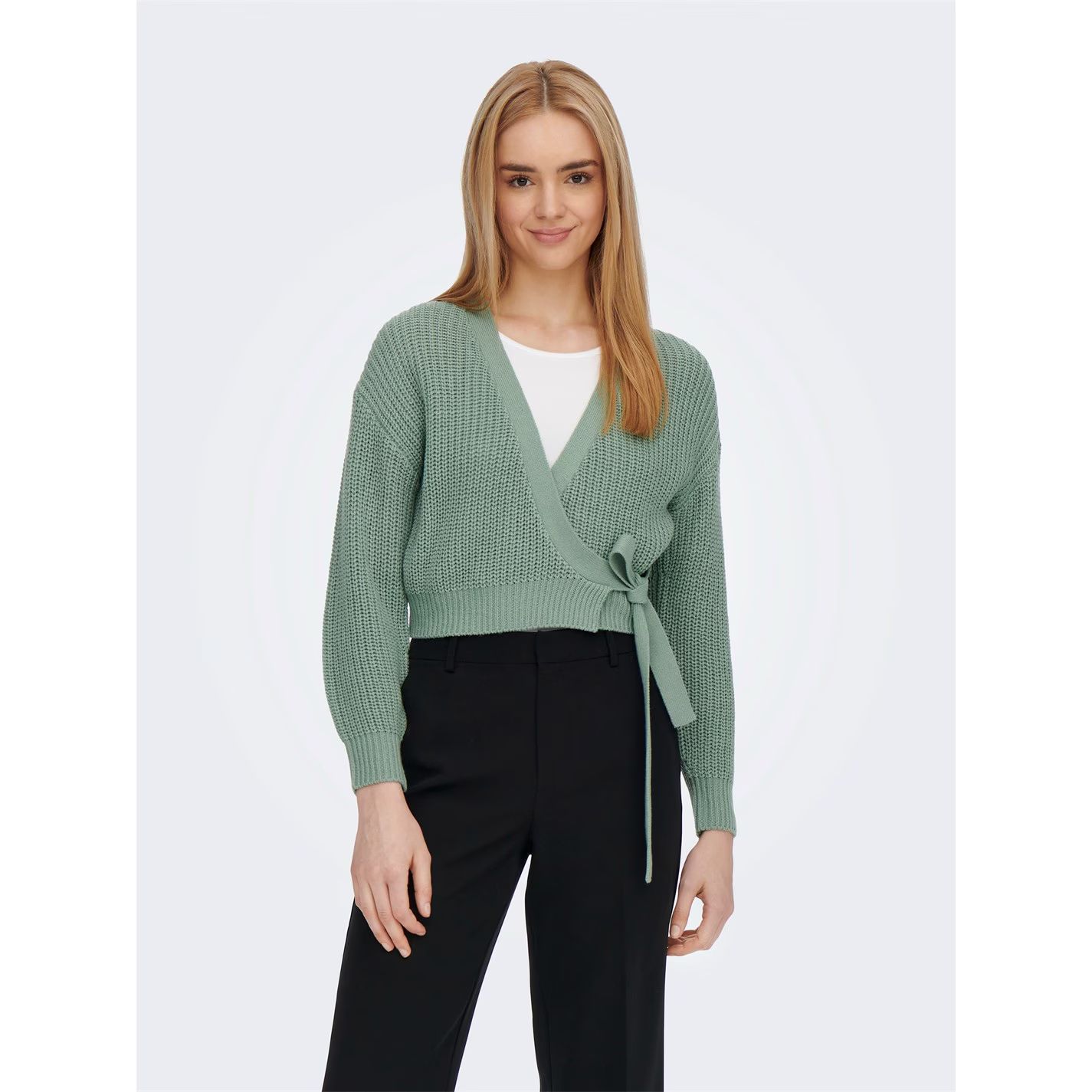 랩 가디건 여성 그린 Breda Wrap Cardigan Womens Chinois Green 50014915