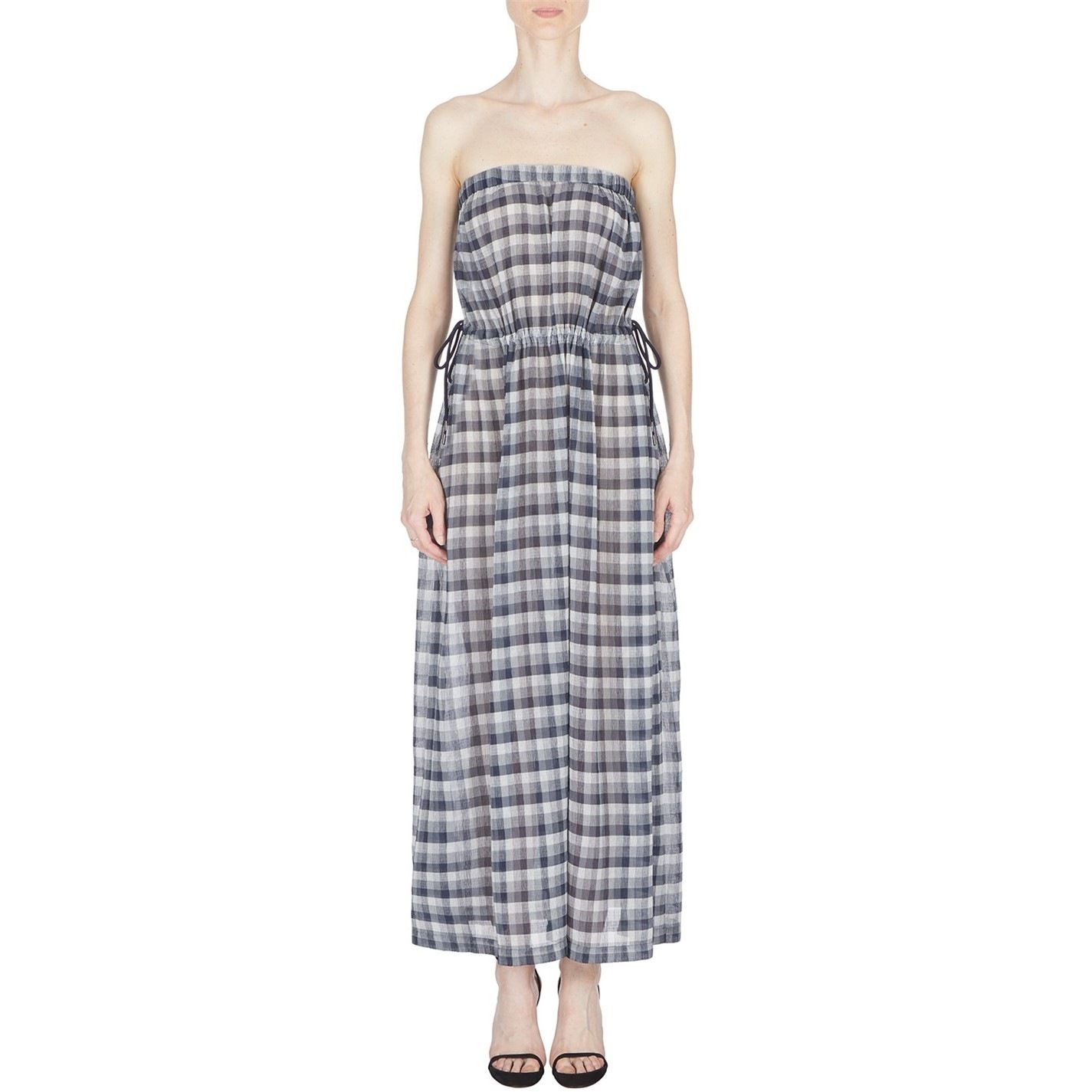 체크 프린트 맥시 드레스 Check Print Maxi Dress Fantasia 32541199