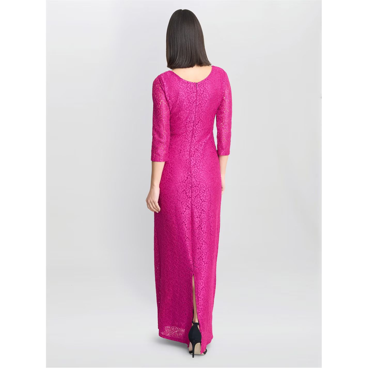 레이스 랩 맥시 드레스 푸시아 Fearne Lace Wrap Maxi Dress FUCHSIA 31907906