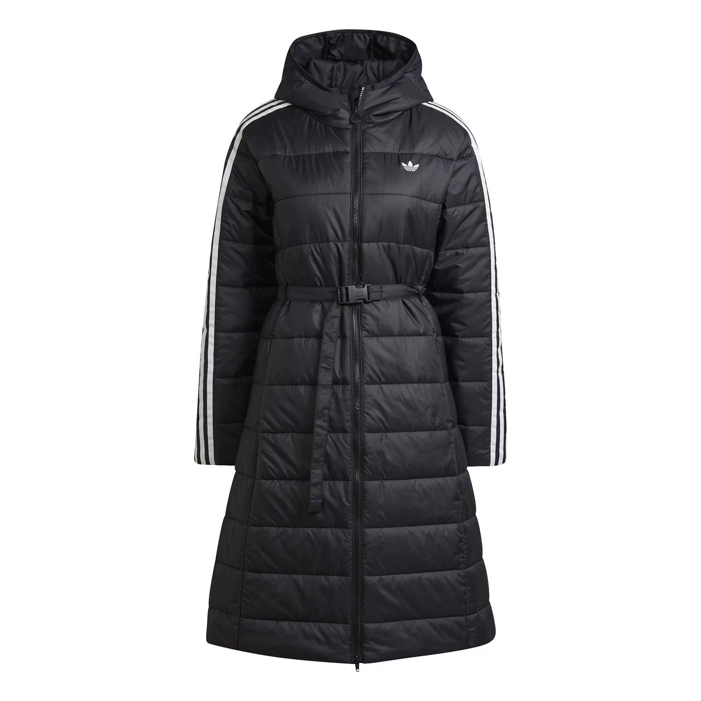 후드 프리미엄 롱 슬림 자켓 여성 블랙 Hooded Premium Long Slim Jacket Womens BLACK 67584903