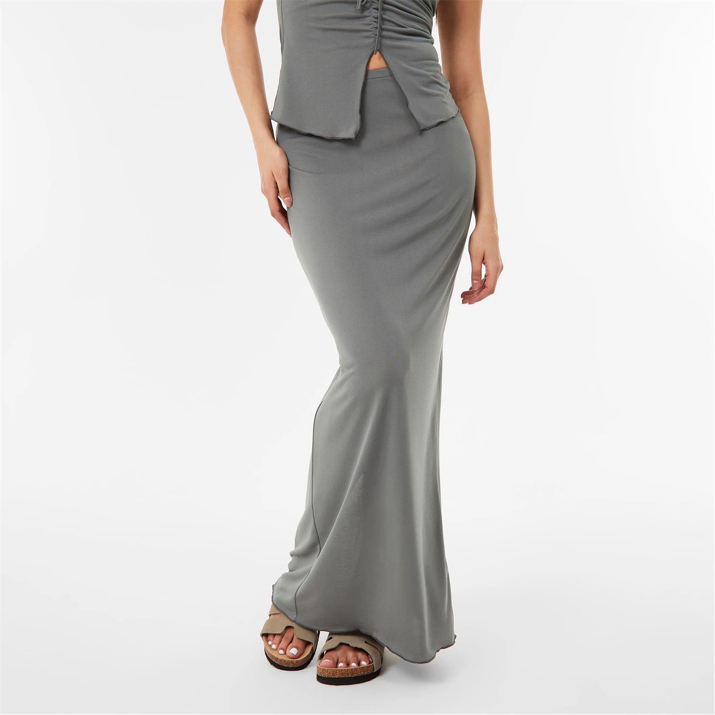 맥시 스커트 그레이 Maxi Skirt Castor Grey 54725702