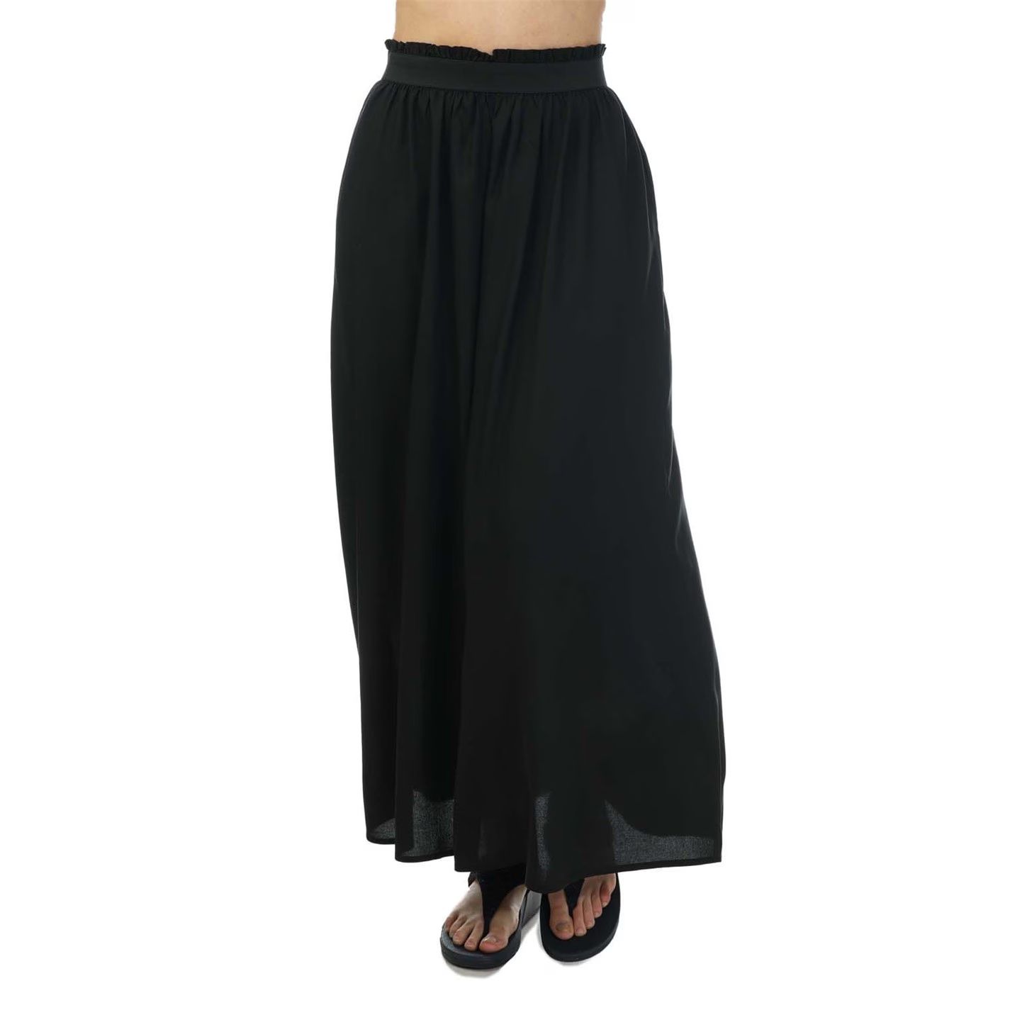 맥시 스커트 블랙 Paperbag Maxi Skirt Black 29045803