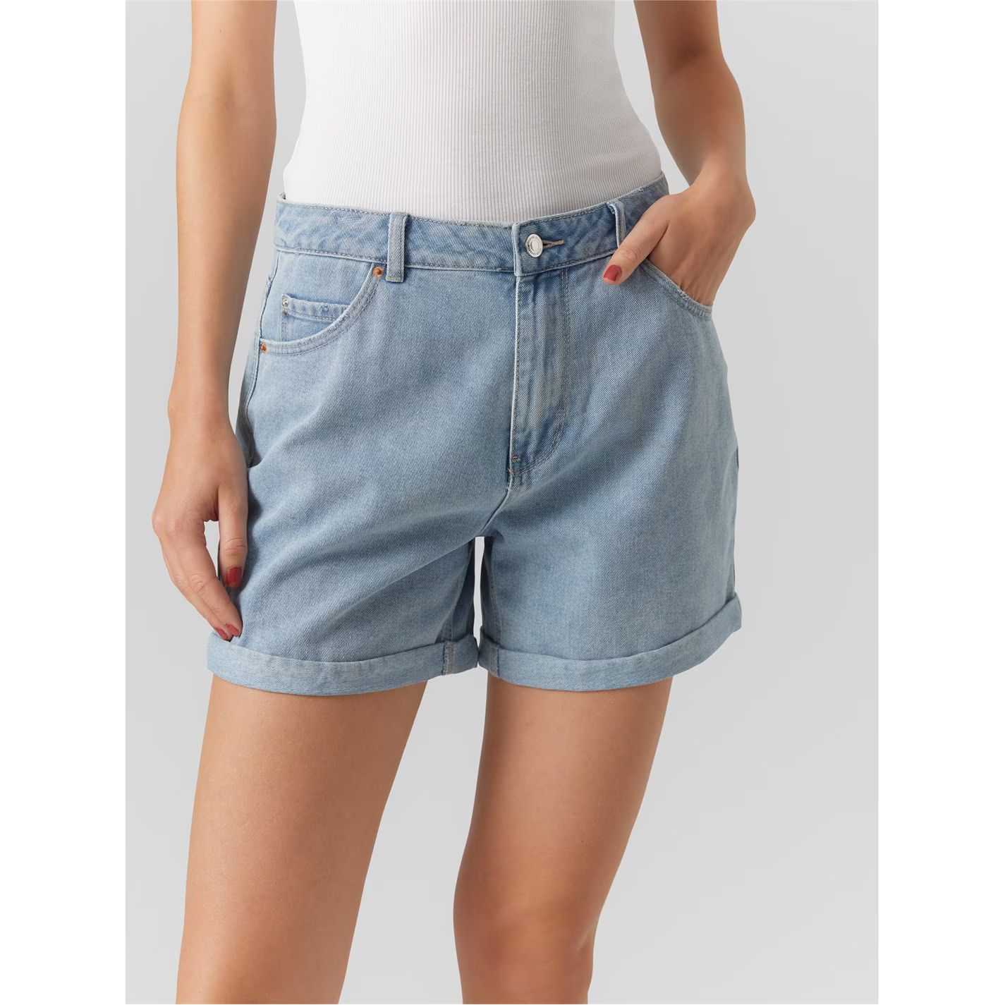 바지 라이트 블루 Zuri Shorts Light Blue 64626818