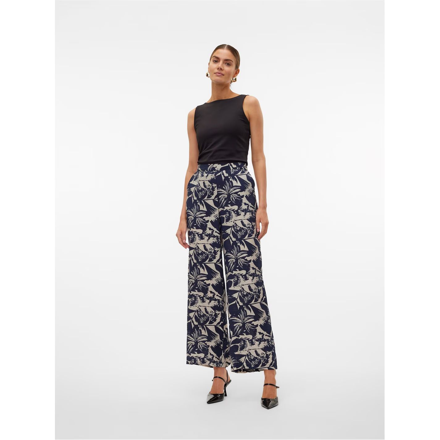하이 바지 네이비 블레이저 High Rise Trousers Navy Blazer 67871118