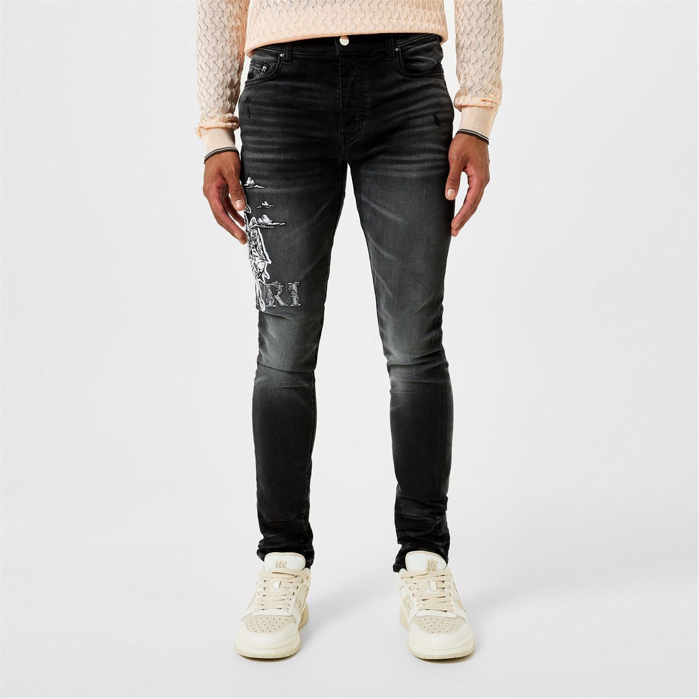 데님 Cherub Jeans 686693 Faded Black