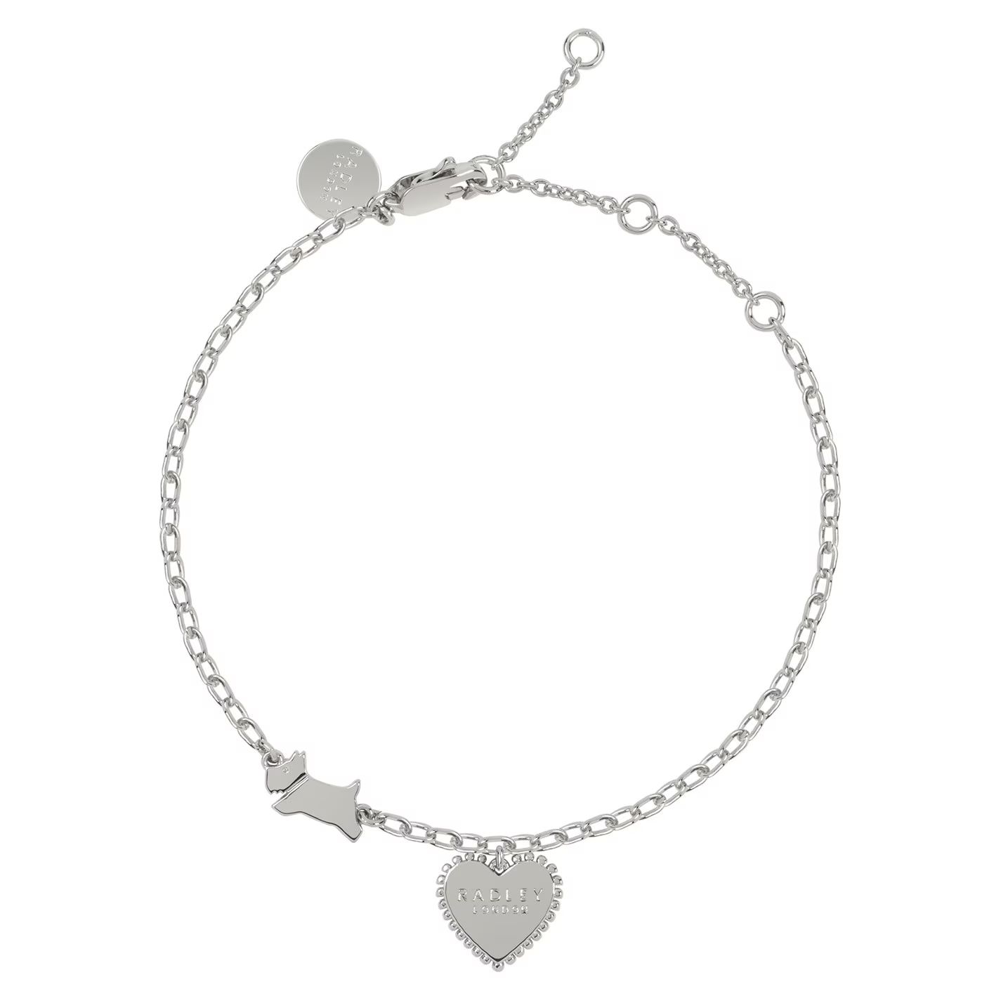 러브 여성 실버 플레이트 Radley Love Letters Ladies Silver Plated Friendshi Silver 76947477