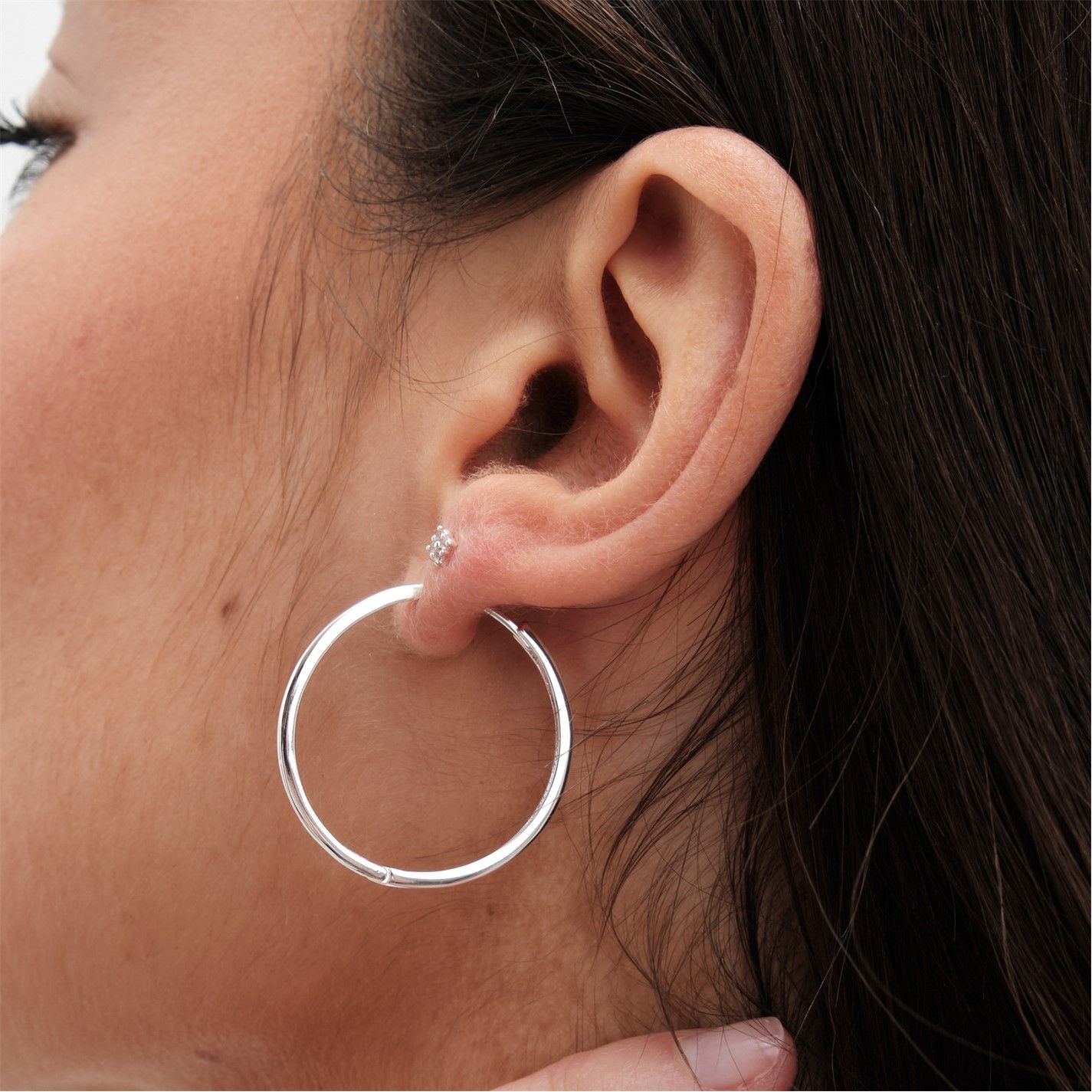 골드 플레이트 드롭 귀걸이 Gold Plated Semi Precious Drop Earrings Gold 40051810