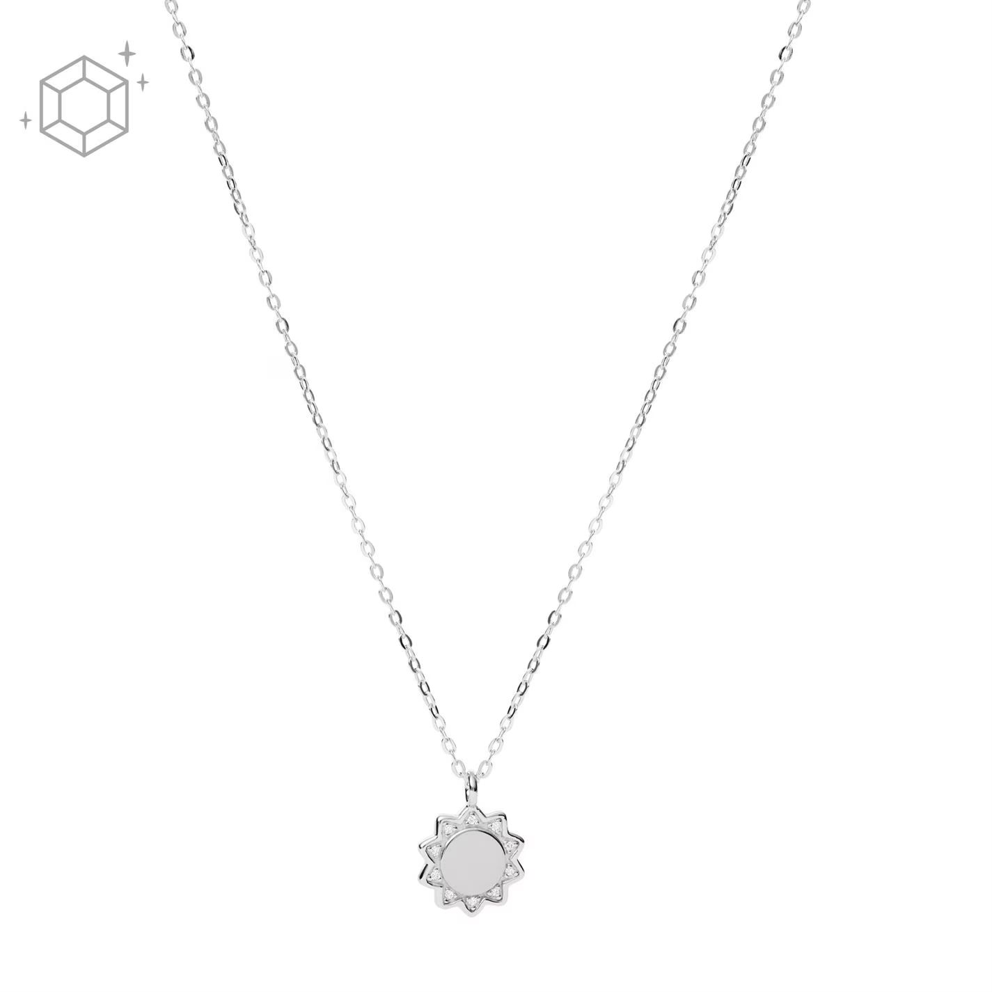 선샤인 스털링 실버 펜던트 목걸이 Fossil Elliott You Are My Sunshine Silver-Tone Sterling Silver Pendant Necklace JFS00564040 Silver 71760411