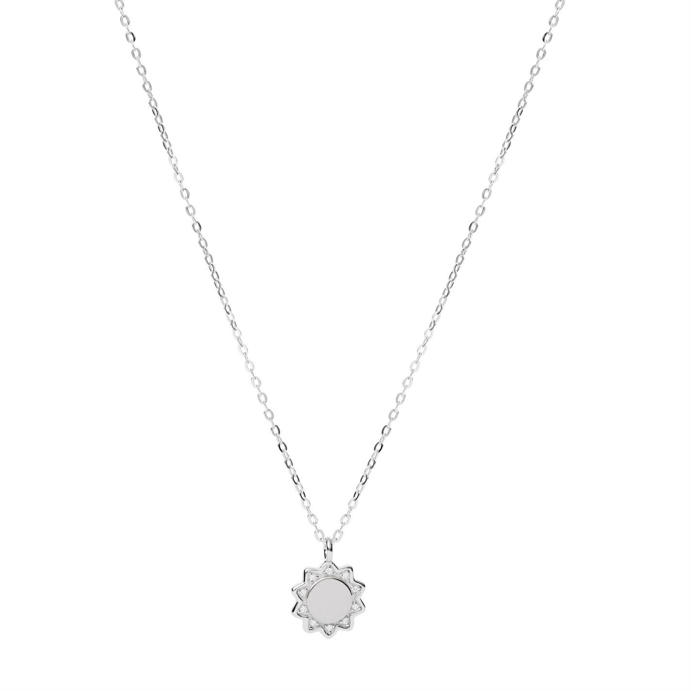 선샤인 스털링 실버 펜던트 목걸이 Fossil Elliott You Are My Sunshine Silver-Tone Sterling Silver Pendant Necklace JFS00564040 Silver 71760411
