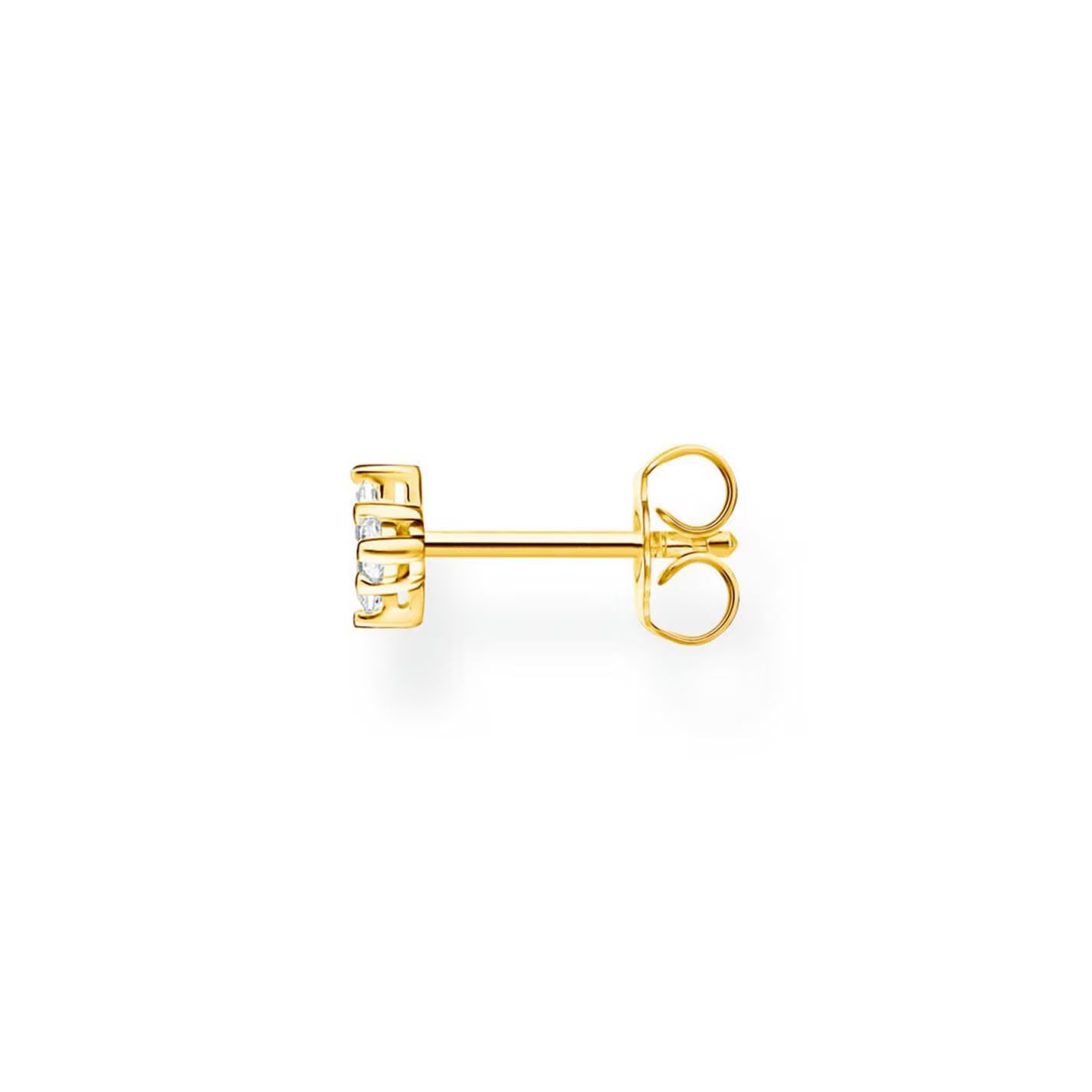스터드 스털링 실버 귀걸이 Dragonfly Single Stud Sterling Silver Earrings Wht 86540606