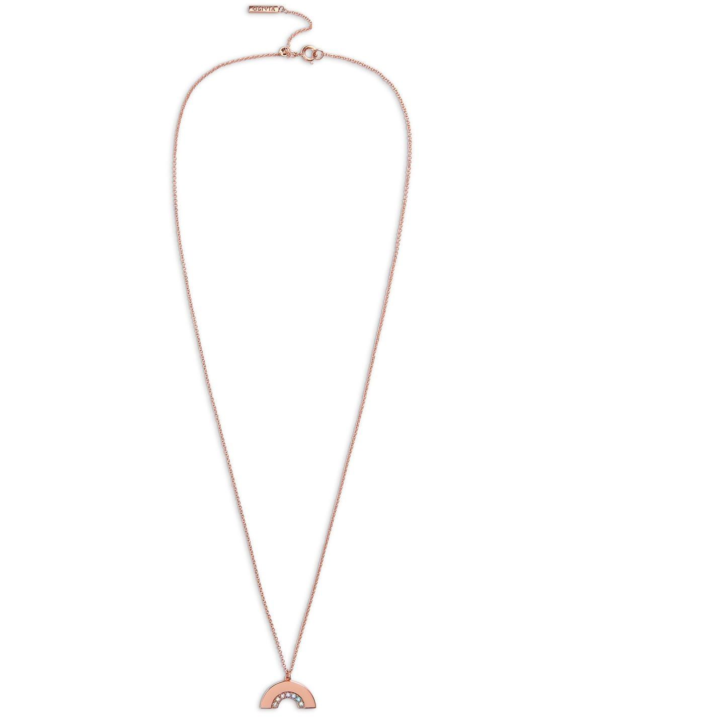올리비아 목걸이 로즈 골드 Olivia Burton Rainbow Necklace Rose Gold Rose Gold 76266406