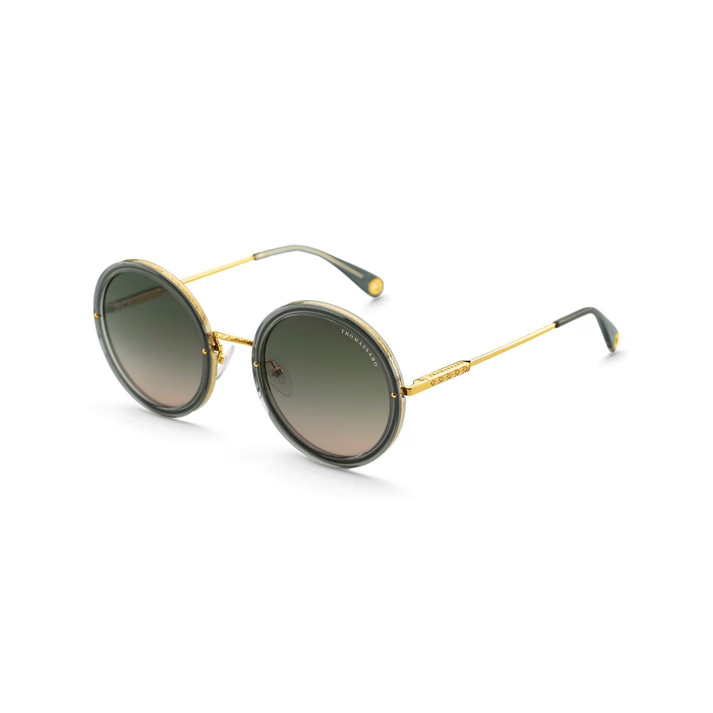 라운드 선글라스 그린 Round Sunglasses Green 75664415