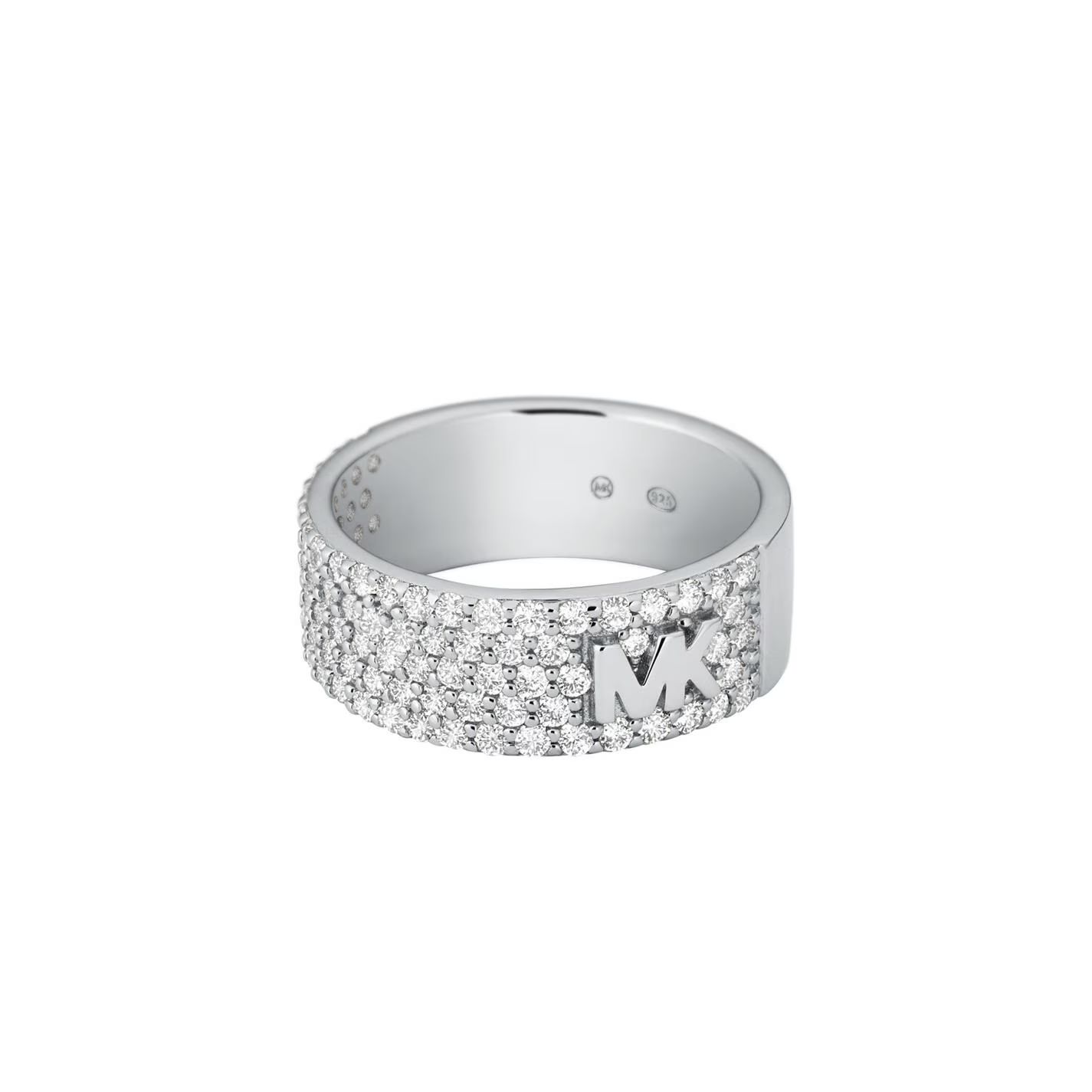 메탈 플레이트 파브 반지 실버 Mott Precious Metal Plated Pave Ring Silver 70793111