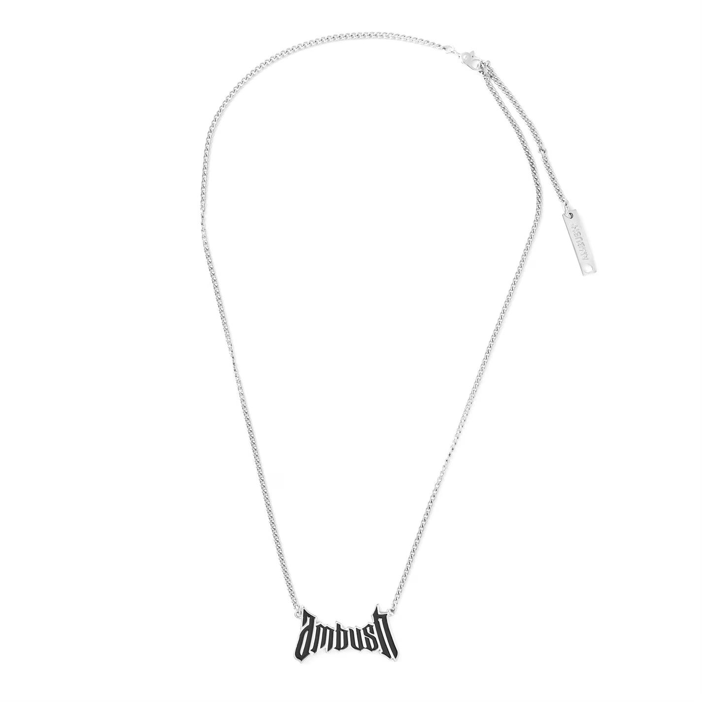 로고 참 목걸이 실버 Trad Logo Charm Necklace Silver 76827611
