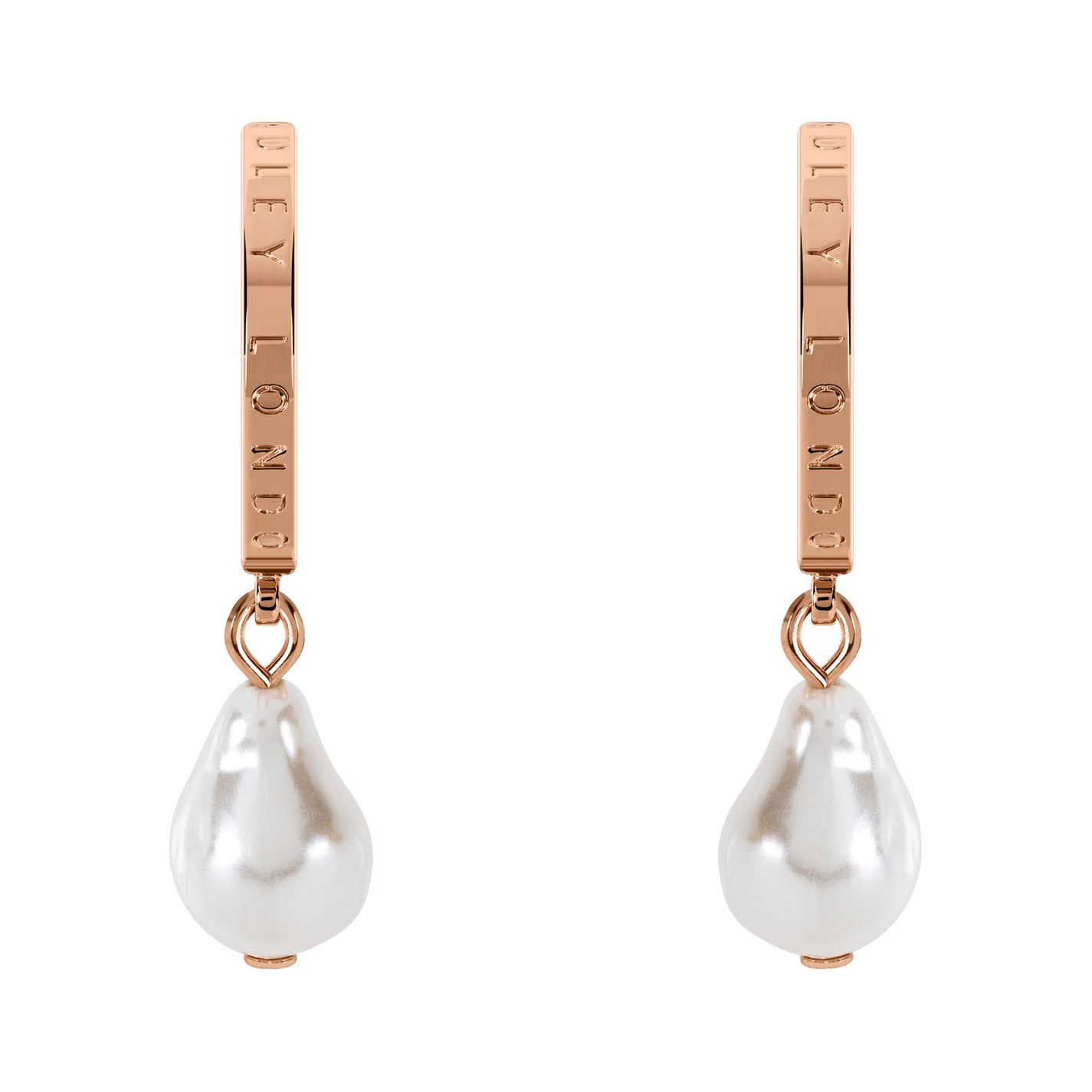 로즈 골드 플레이트 진주 Radley 18ct Rose Gold Plated Pearl Huggies Rose Gold 71981510