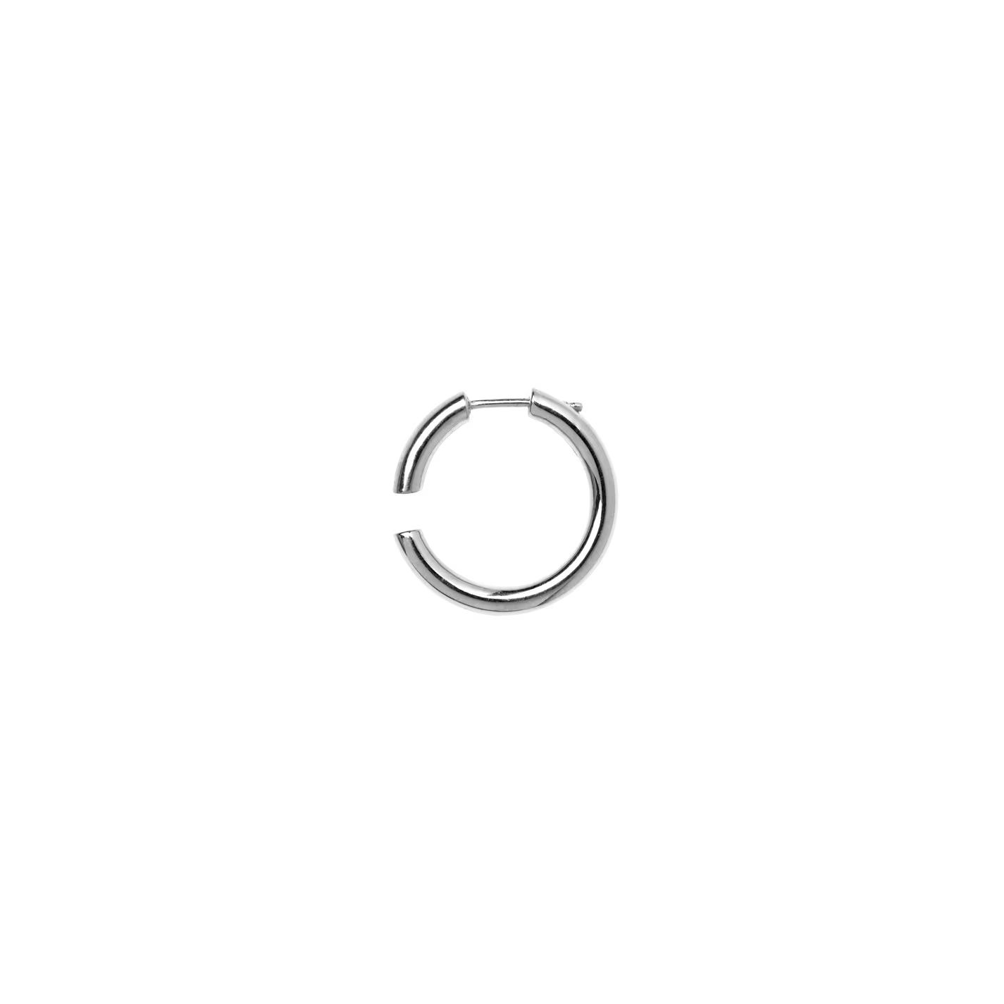 후프 링 실버 Disrupted 22 Hoop Silver 76562911