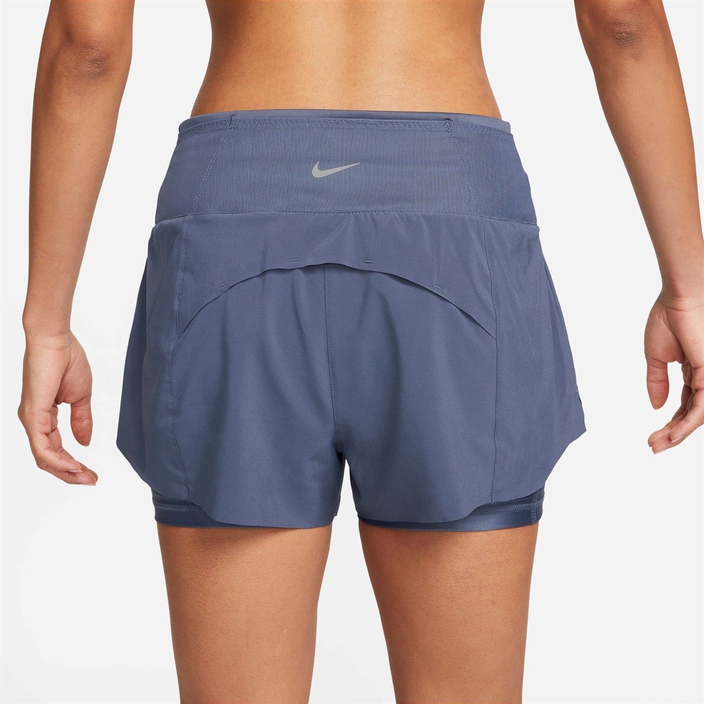 드라이 핏 스위프트 여성 미드 라이즈 투인원 바지 Dri-FIT Swift Women's Mid-Rise 3 2-in-1 Shorts Blue/Silver 45257319