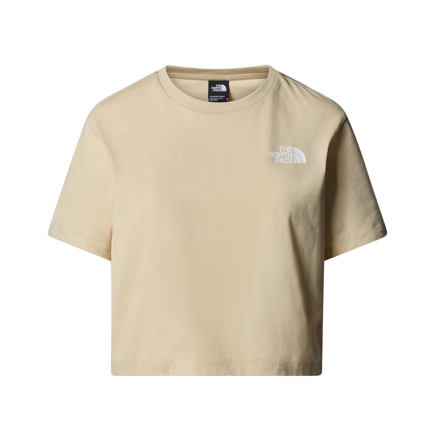 크롭 티셔츠 Women’s Cropped Simple Dome T-Shirt Gravel 64491504