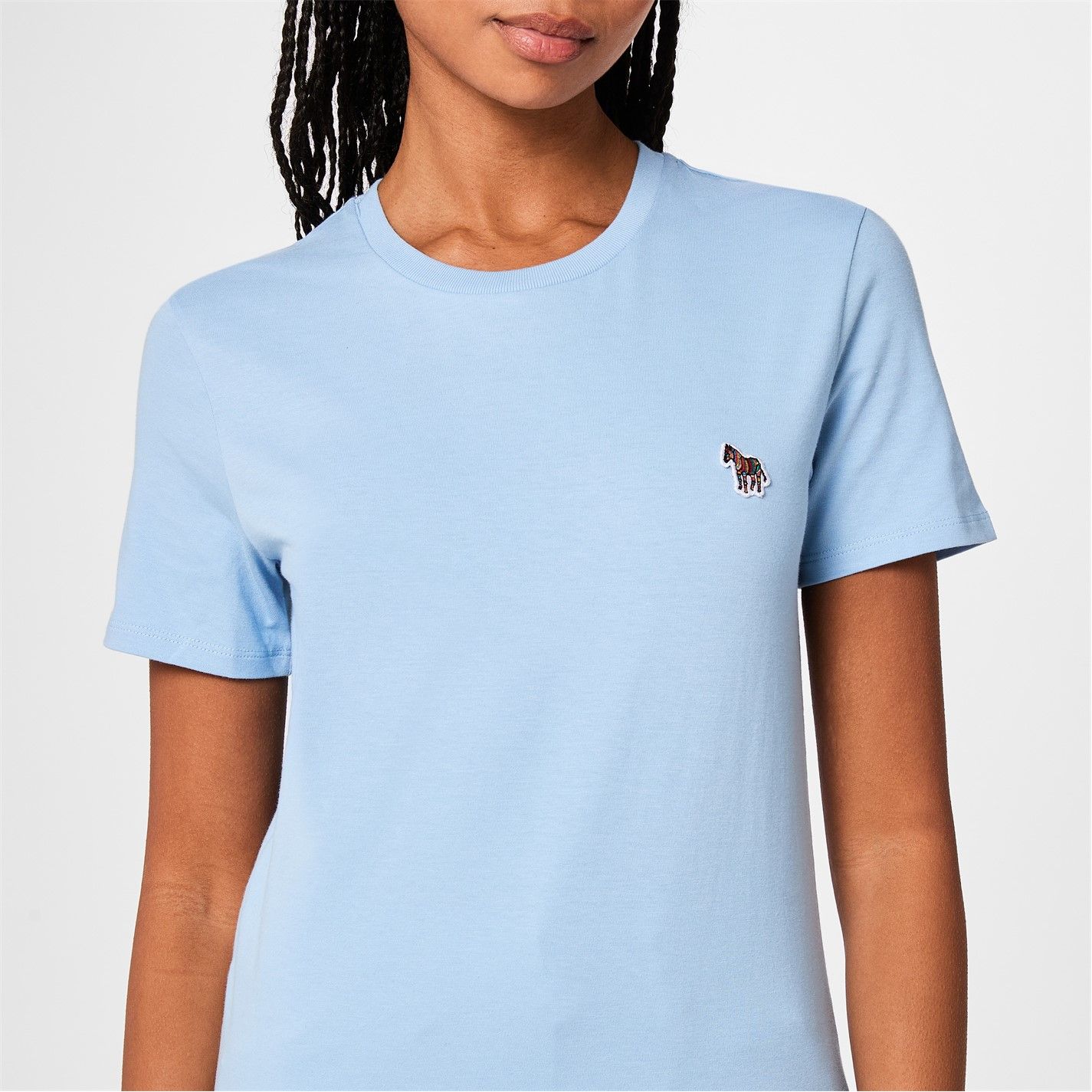 지브라 로고 티셔츠 Zebra Logo T-Shirt Blues 42 68110718