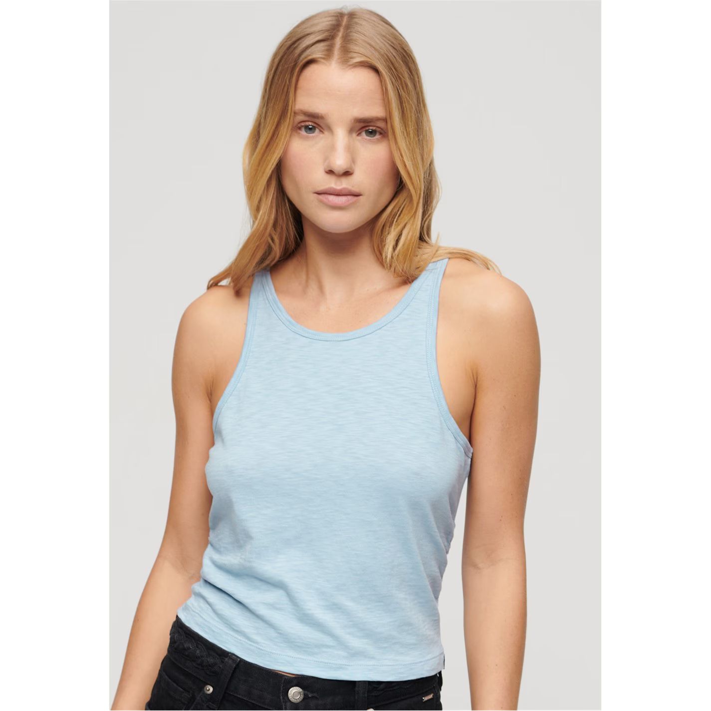 탱크 탑 포레버 블루 Ruched Tank Top Forever Blue 64938418