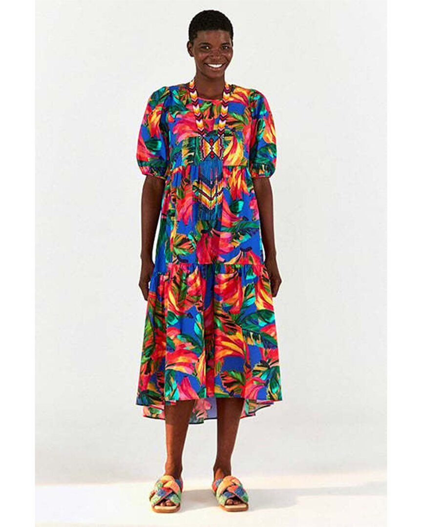 미디 드레스 FARM Rio Bananamix Midi Dress 1411716254