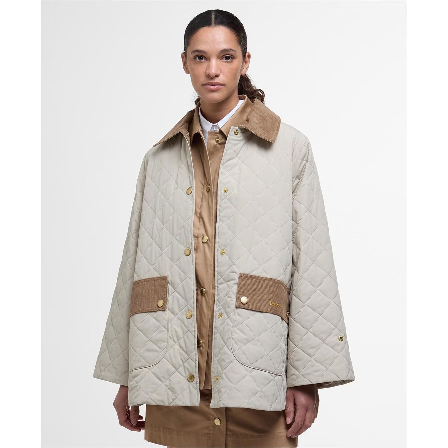 퀼티드 자켓 Corinne Quilted Jacket 615495 Light Sand/An