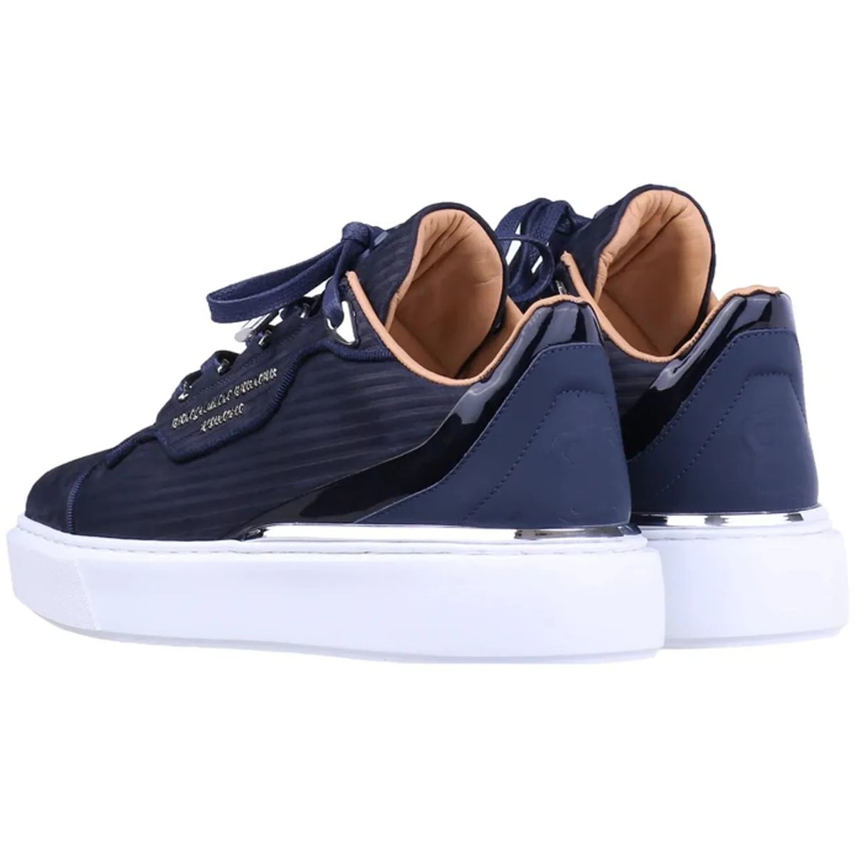 스니커즈 블루 로우 BENJAMIN BERNER Heren Sneaker blau                        Low-Top Sneaker A0550051