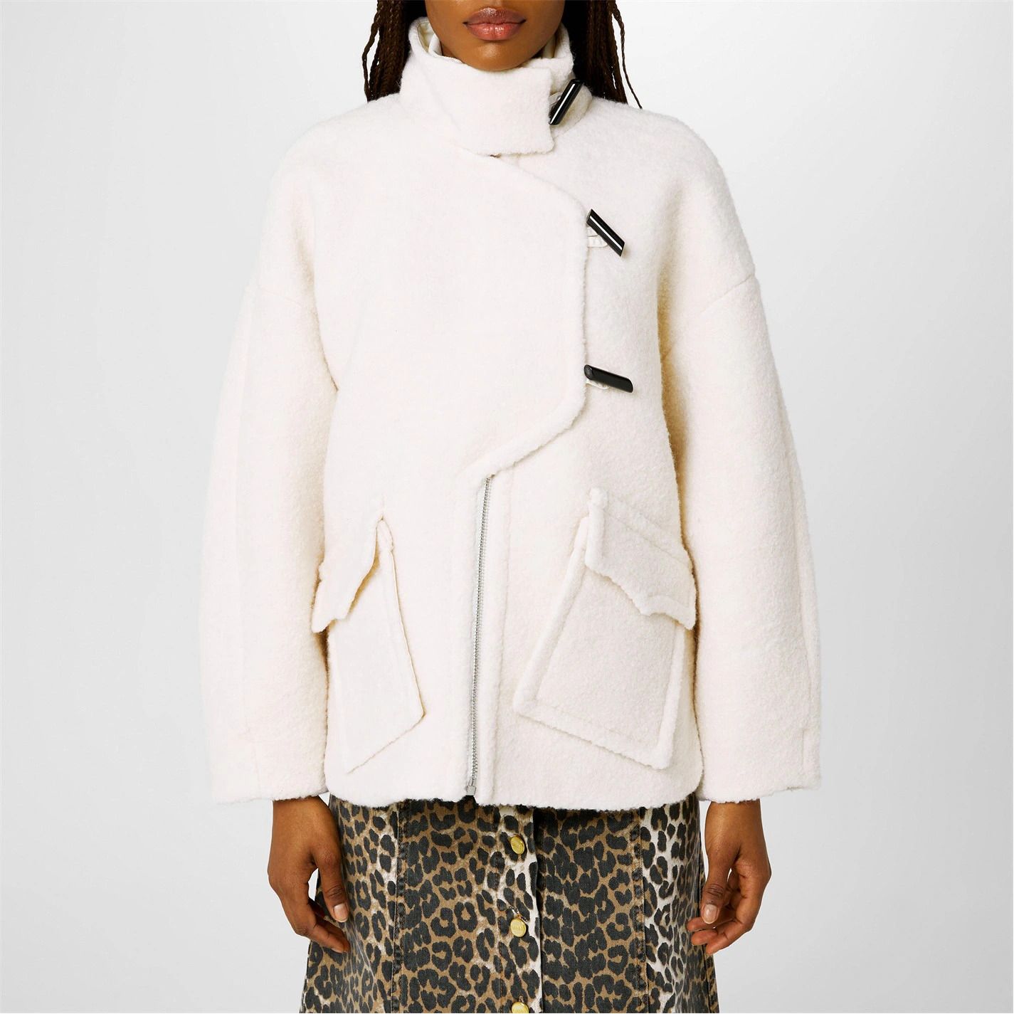 부클 숄더 자켓 Boucle Shoulder Jacket 620676 Egert