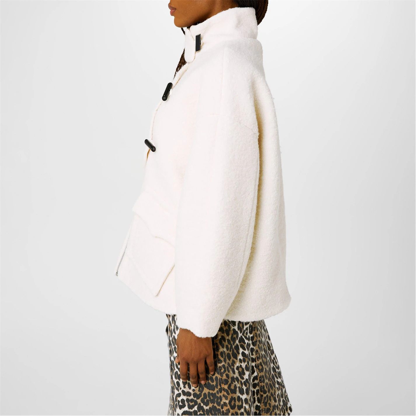 부클 숄더 자켓 Boucle Shoulder Jacket 620676 Egert