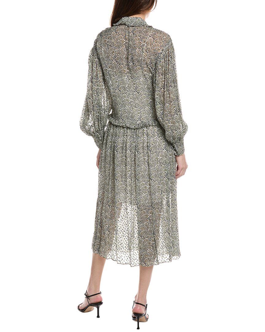 맥시 드레스 Rebecca Taylor Fleur Ruffle Silk-Blend Maxi Dress 1411908243
