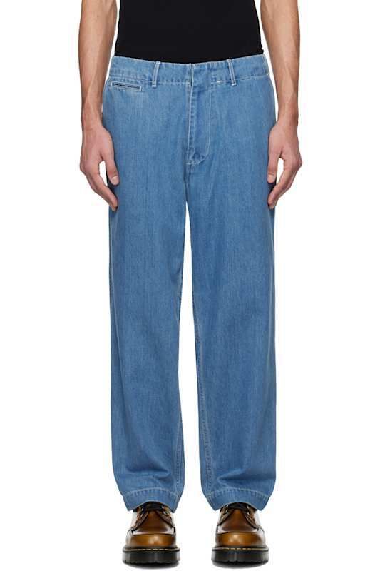 블루 와이드 데님 Blue Wide Jeans 17445341