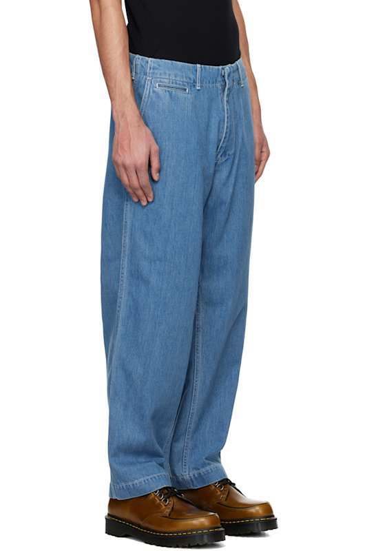 블루 와이드 데님 Blue Wide Jeans 17445341