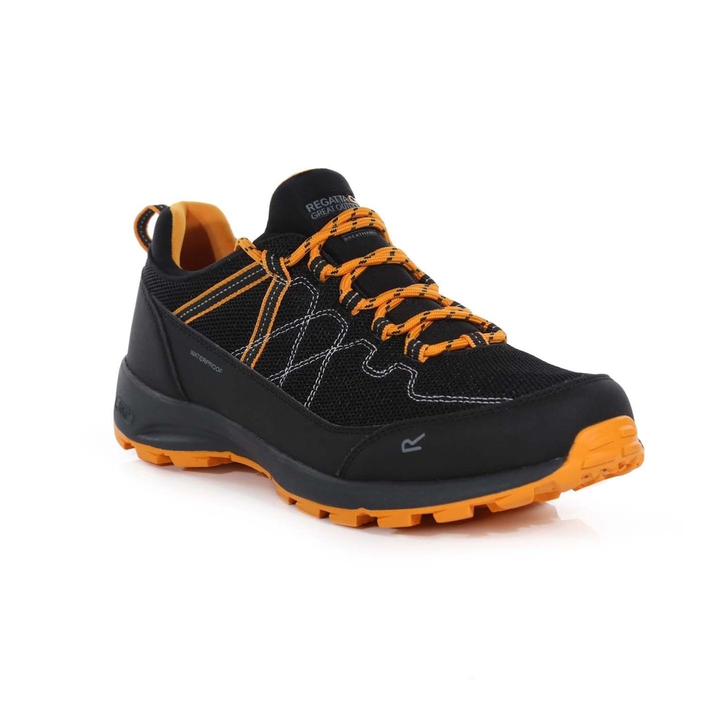 워터프루프 방수 부츠 블랙 오렌지 Samaris Thermo Waterproof Walking Boots black orange 01647603