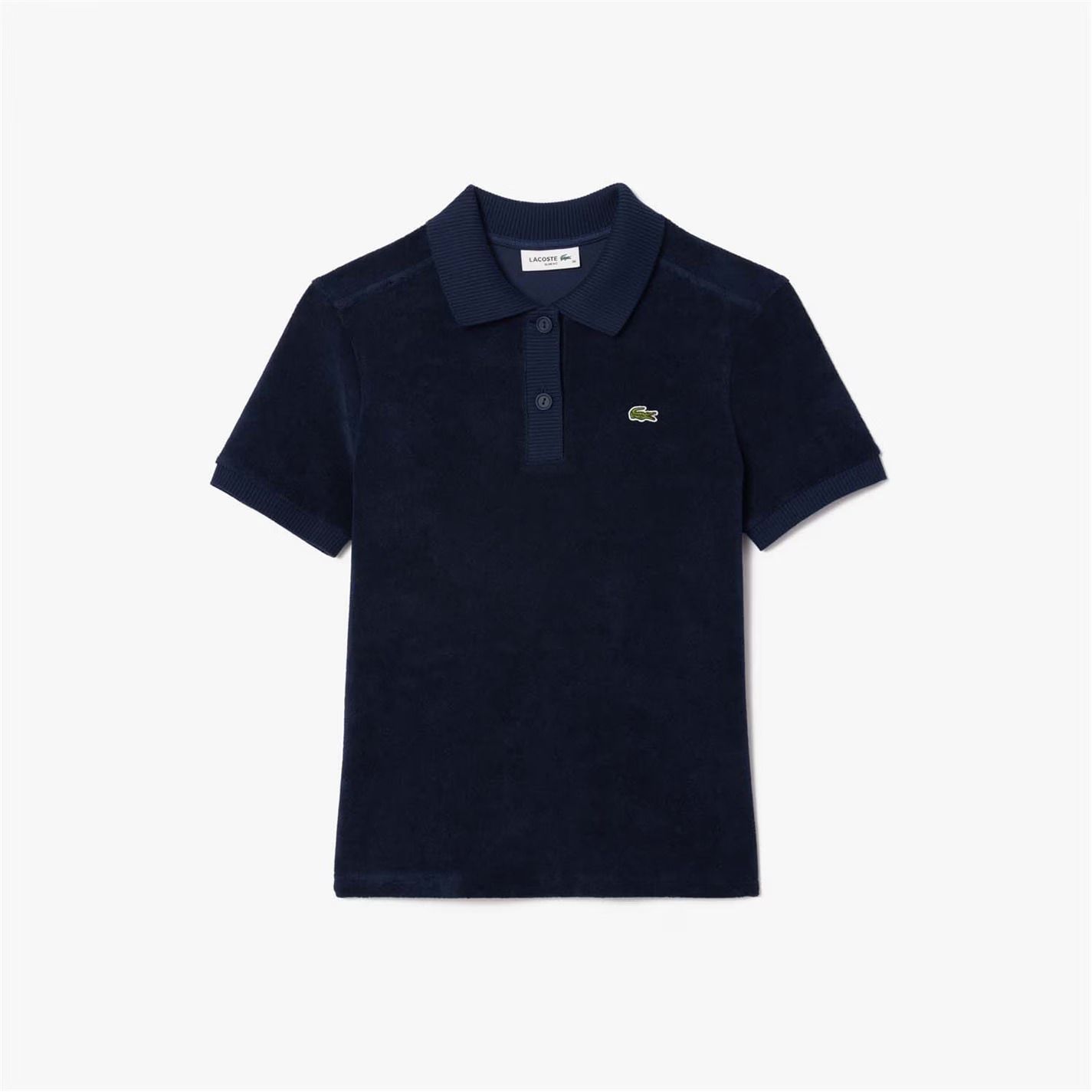 슬림핏 테리 폴로 셔츠 Slim-Fit Terry Polo Shirt 327882 Blue