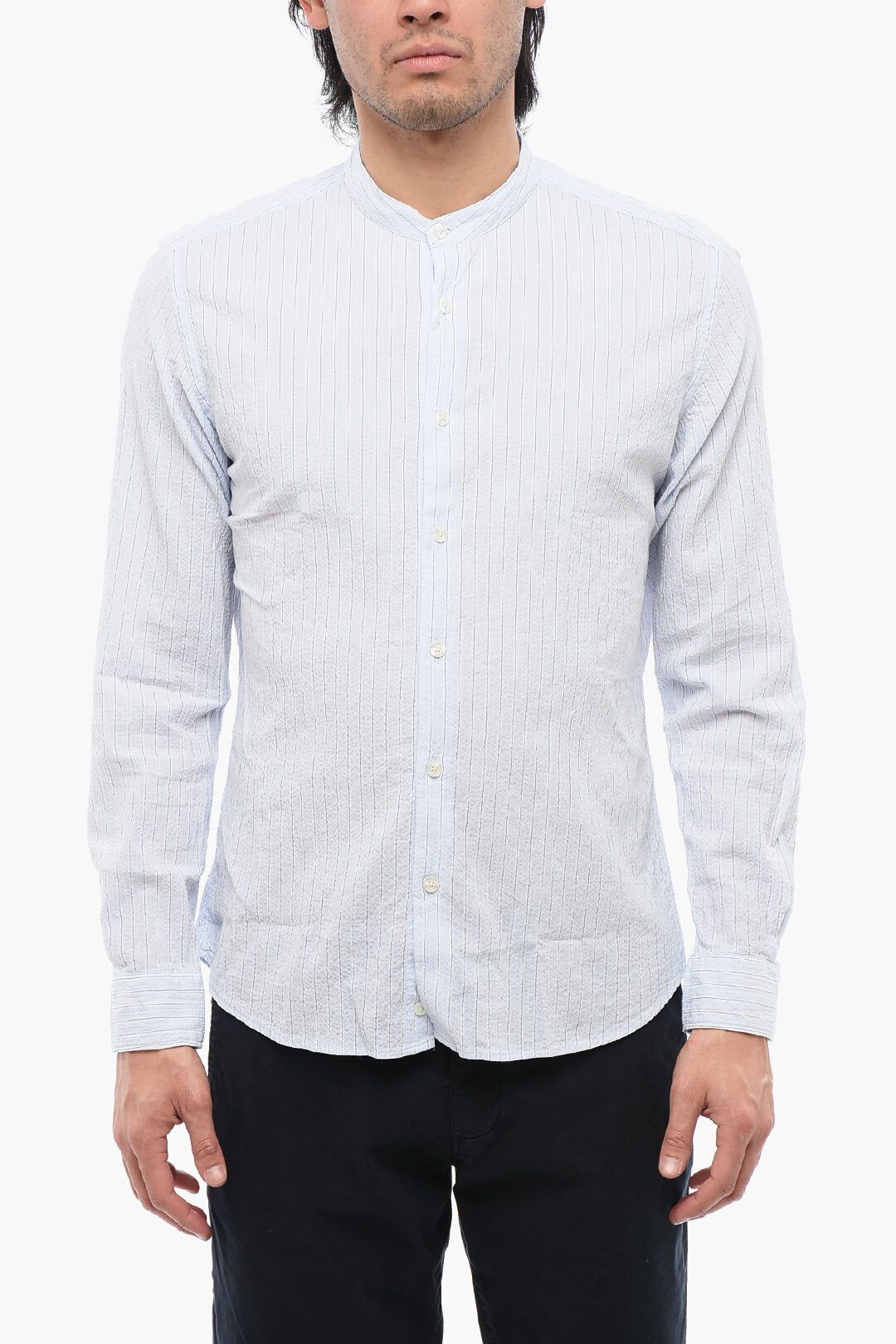 코튼 스트라이프 셔츠 Cotton Striped Shirt 647762