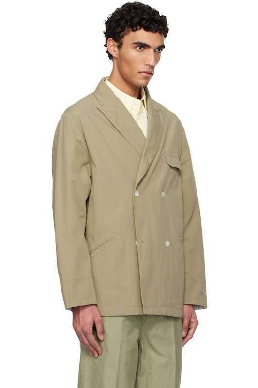 베이지 더블 클럽 블레이저 Beige Double Breasted Club Blazer 17445801