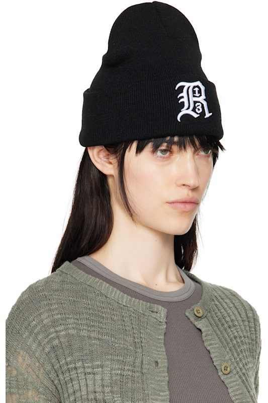 블랙 비니 Black 'R13' Beanie 17122561