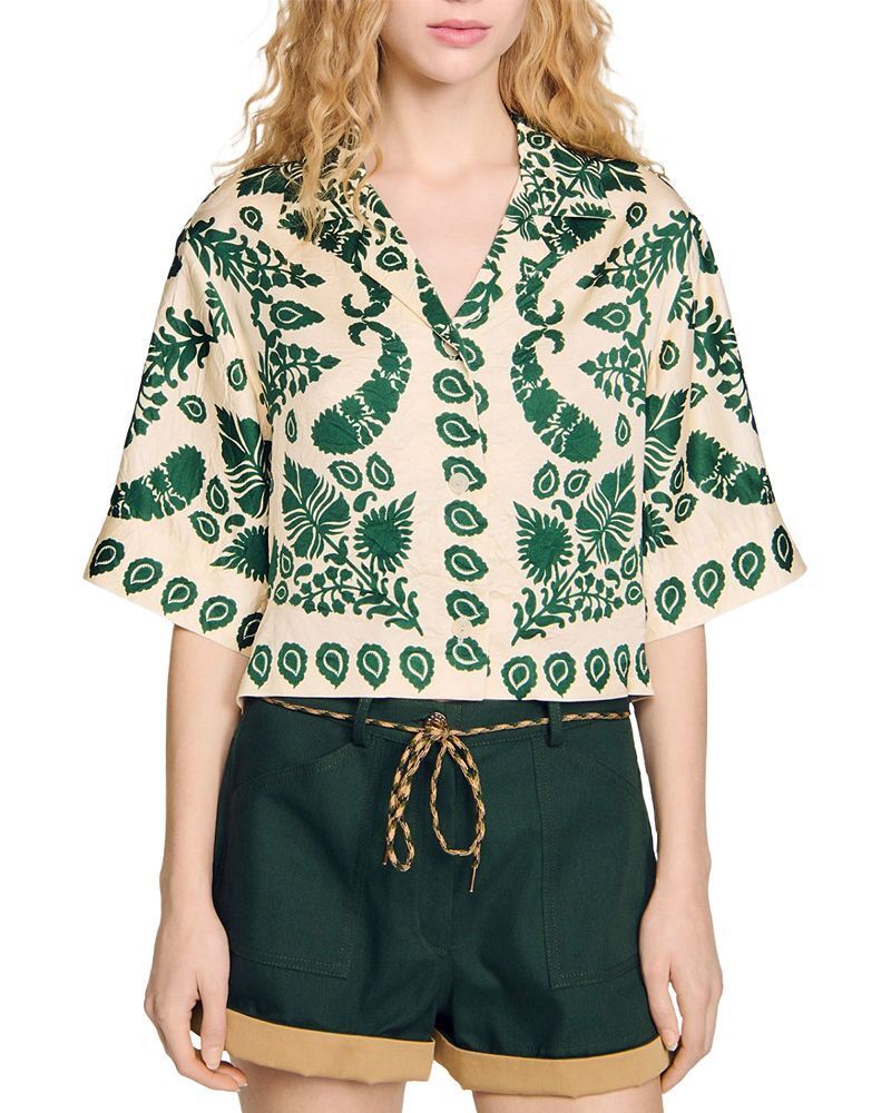 플로랄 모티프 셔츠 Floral Motif Shirt  5384378
