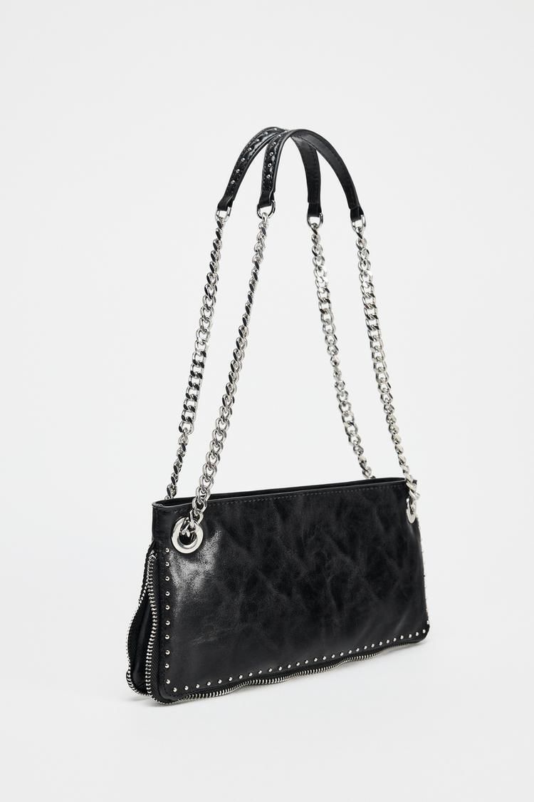 자라(Zara) | 스터드 가방 STUDDED ELONGATED BAG 421572772 | 트렌비