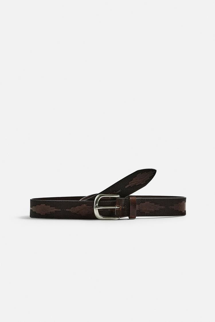 가죽 벨트 EMBOSSED LEATHER BELT 422574387