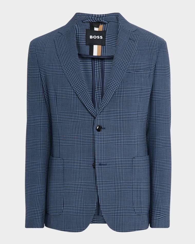 남성 하운드투스 스포츠 코트 Men's Hanry Houndstooth Plaid Sport Coat prod278260161BLUE