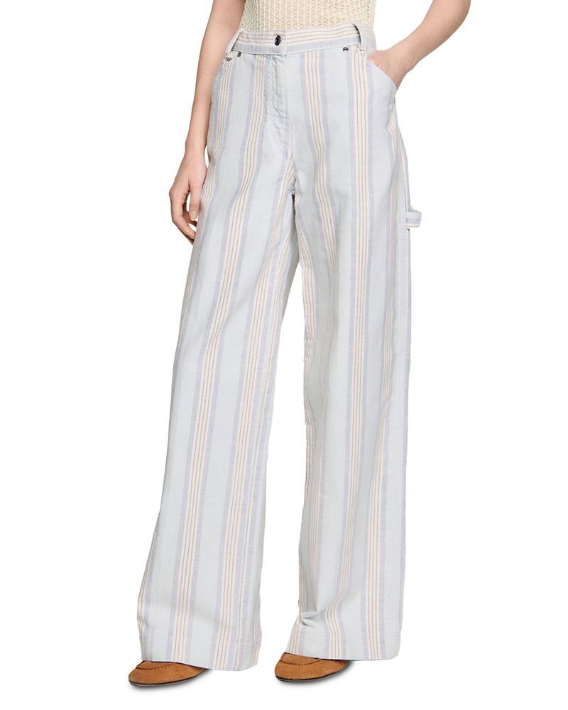 스트라이프 카고 데님 블루 Striped Cargo Jeans in Blue 5384403