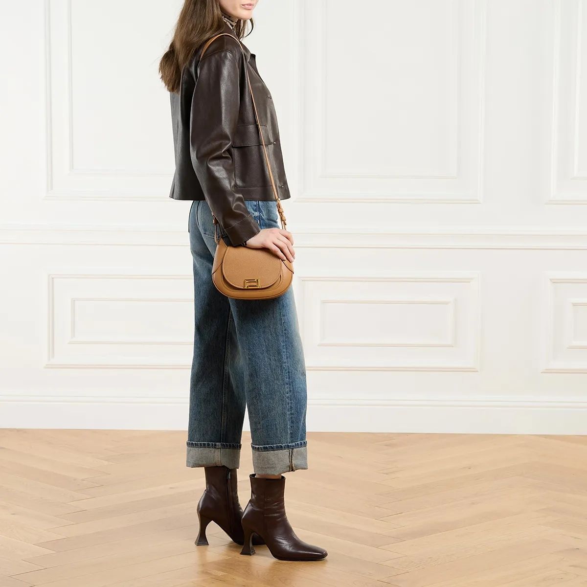 카멜 크로스백 가방 Lancel Paulette Camel                        Crossbody Bag A0479631