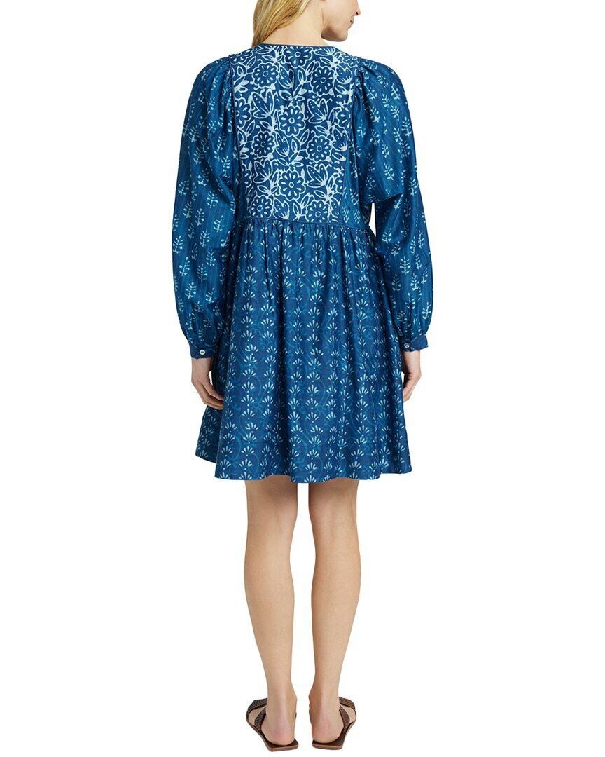 미니 드레스 Faherty Solstice Silk-Blend Mini Dress 1411314742