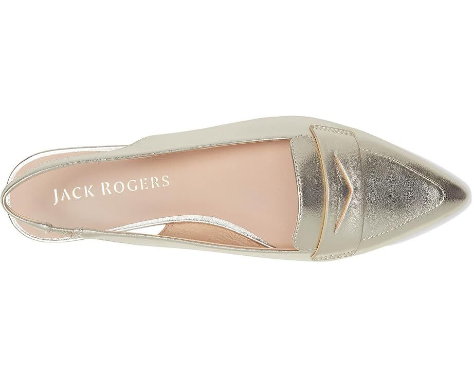 여성 슬링백 발레 가죽 Women's Jack Rogers Pennie Slingback Ballet - Leather  99990822044