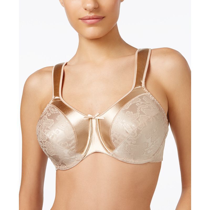 새틴 컴포트 스트랩 브라 Minimizer Satin Tracings Comfort Strap Underwire Bra 3562 3239 Nude (Nude 5)