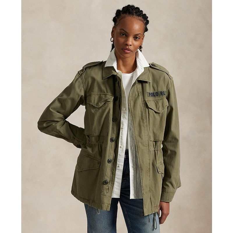 여성 코튼 트윌 자켓 Women's Cotton Twill Field Jacket 20230754 Olive Mountain