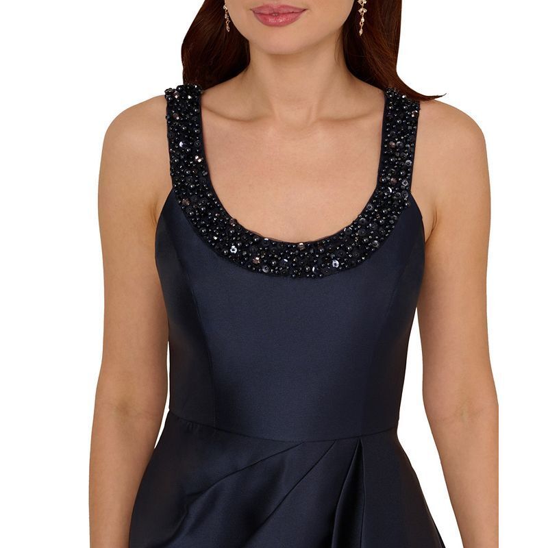 여성 민소매 드레스 Women's Embellished-Neck Sleeveless Gown 20809657 Midnight