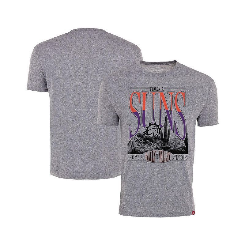 남성 여성 그레이 더 티셔츠 Men's and Women's Heather Gray Phoenix Suns 2023 NBA Playoffs Rally The Valley Tri-Blend T-shirt 17579592 Heather Gray